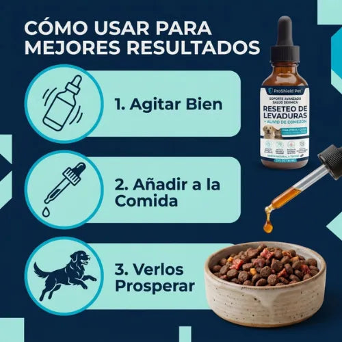 Proshield Pet - Elimina la picazón, los hongos, mal olor y las molestias de tu perro (ORIGINAL + ENVIO GRATIS)