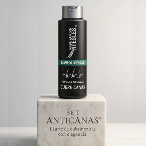 Elimina las canas y fortalece el cabello desde la raíz (SET COMPLETO)