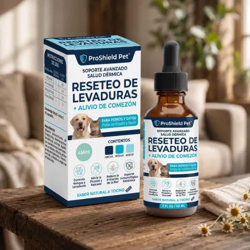 Proshield Pet - Elimina la picazón, los hongos, mal olor y las molestias de tu perro (ORIGINAL + ENVIO GRATIS)