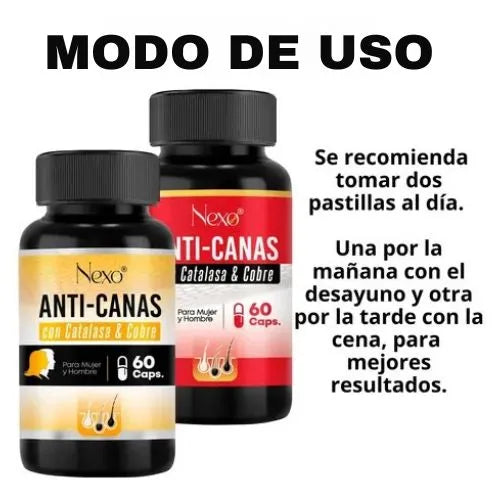Desaparece las canas desde la raíz