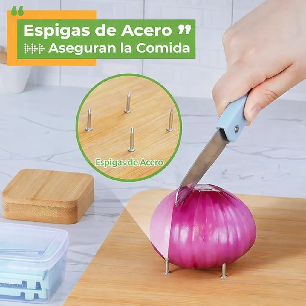 Prepara tus alimentos con una sola mano de forma más fácil, segura y estable, sin depender de nadie.