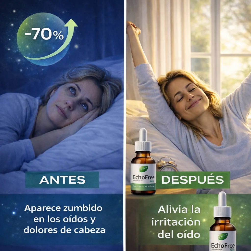 Recupera el placer del silencio absoluto: Las gotas que apagan el zumbido de tus oídos desde la primera noche