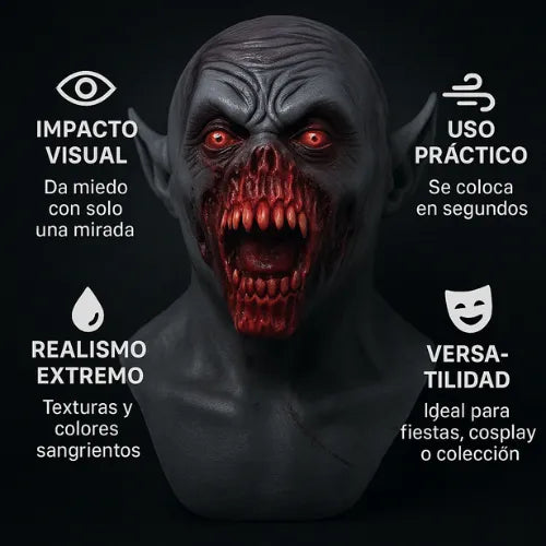 Mascara Aterradora - Vampiro Sangriento