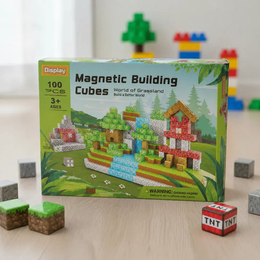 ¿Tu hijo se aburre de todo? Pon a prueba los bloques magnéticos que activan la creatividad infinita desde el minuto 1