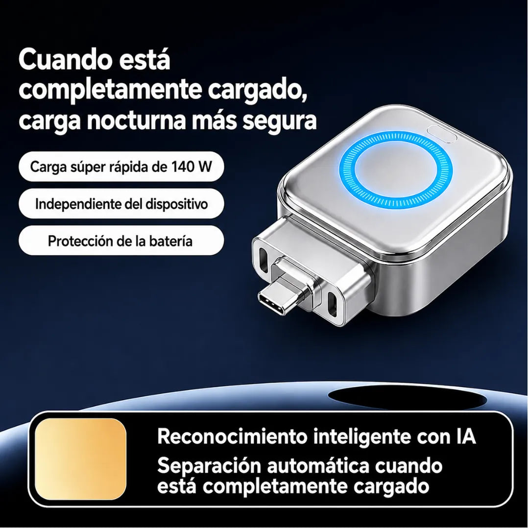 Carga rápido y corta la energía al llegar al 100%, para que no dejes tu celular conectado de más