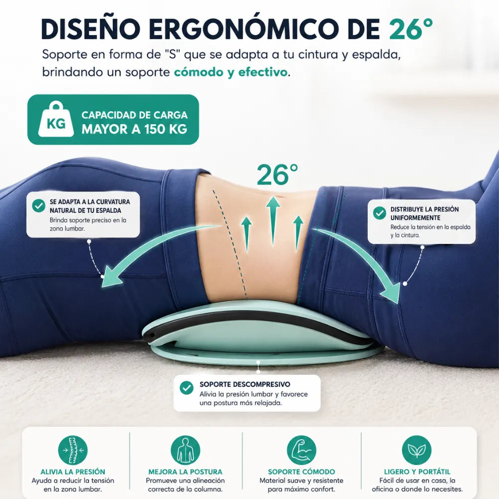Libérate del dolor lumbar y vuelve a moverte con total comodidad