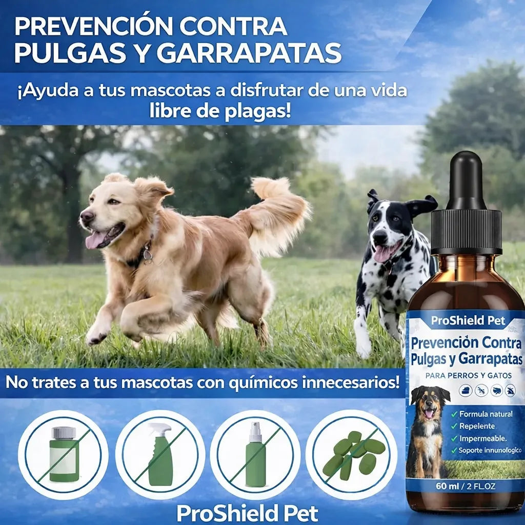 Mantén a tu perro 100% libre de garrapatas y parásitos sin pastillas tóxicas ni visitas costosas al veterinario
