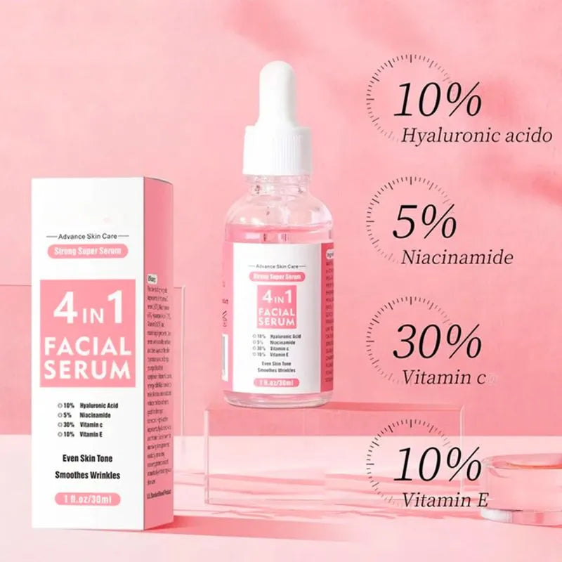 Serum 4 en 1 + Llevate GRATIS una ampolleta de Acido Hialuronico