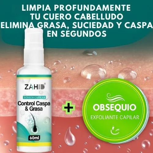 Fin a la Caspa y Grasa: Incluye Exfoliante Capilar