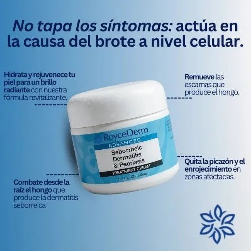 Crema para eliminar hongos, seborrea, dermatitis e infecciones del cuero cabelludo