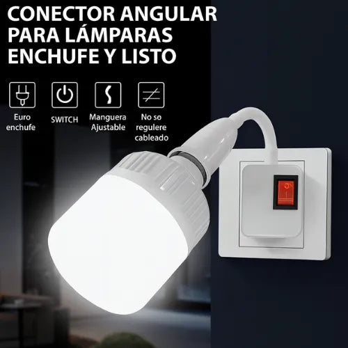 Soporte de Bombillo Enchufable.