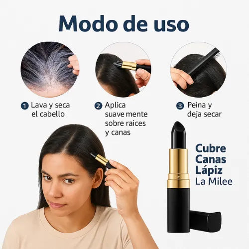 Cubre tus canas en segundos sin esfuerzo