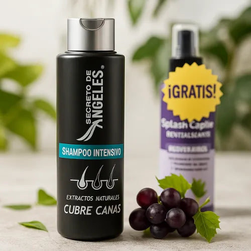 Elimina las canas y fortalece el cabello desde la raíz (SET COMPLETO)