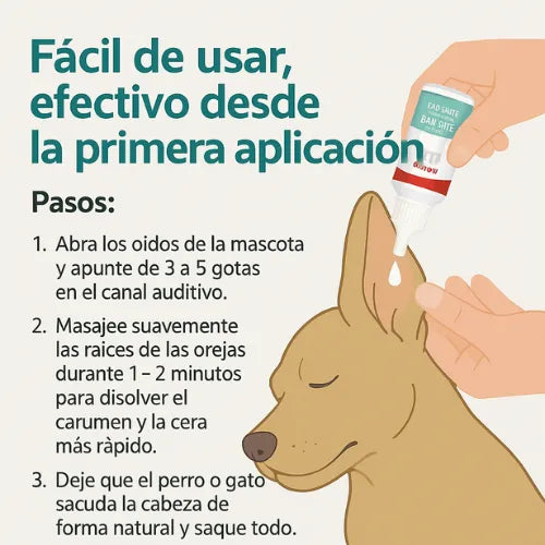 Limpieza en Orejas de Mascotas