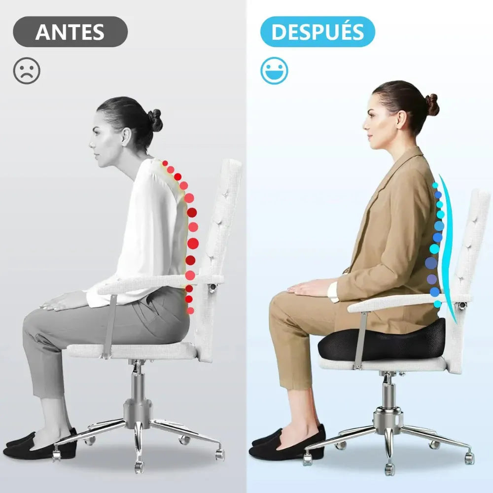 Elimina el Dolor de Ciática y Espalda Baja al Instante, Incluso si Pasas Más de 10 Horas Sentado