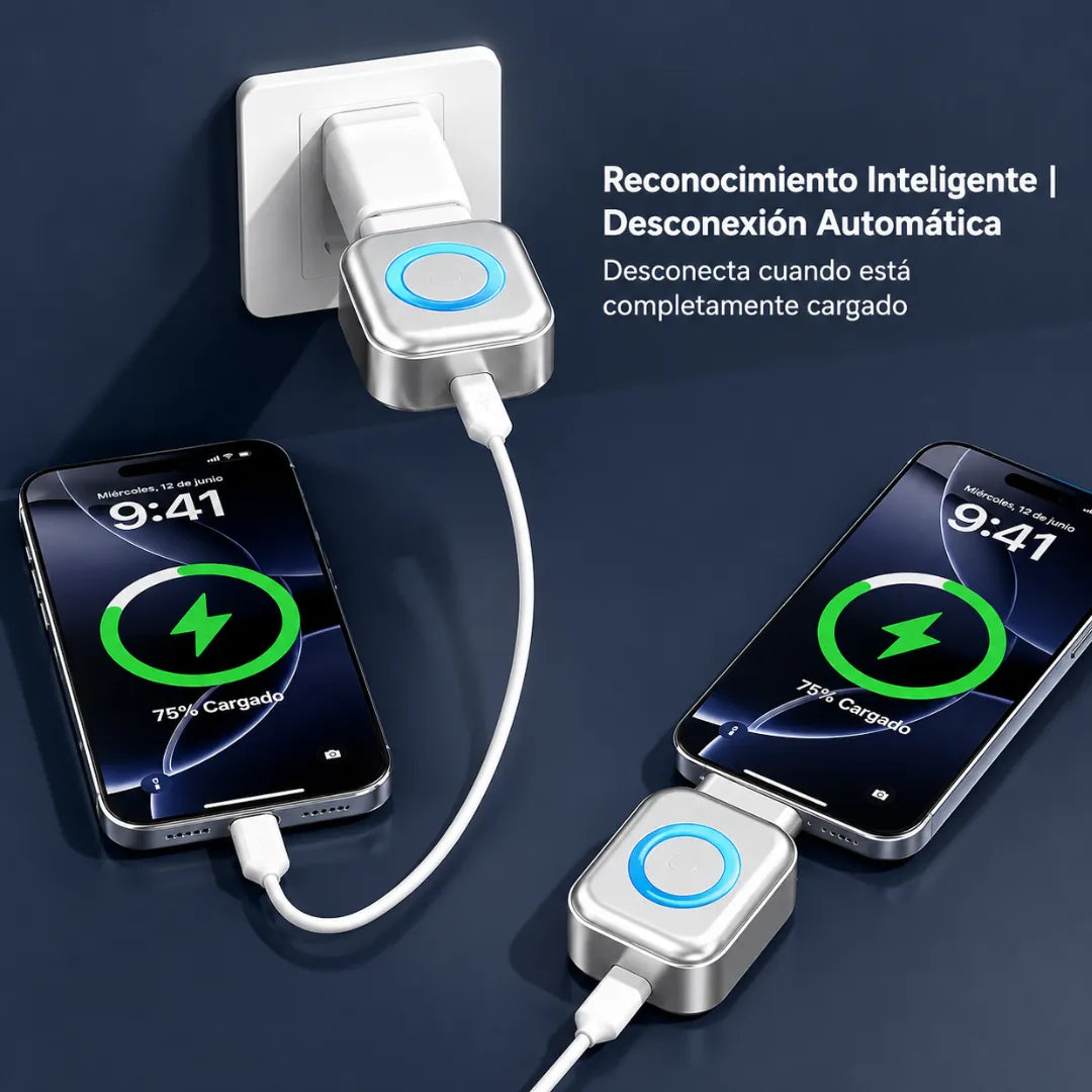 Carga rápido y corta la energía al llegar al 100%, para que no dejes tu celular conectado de más