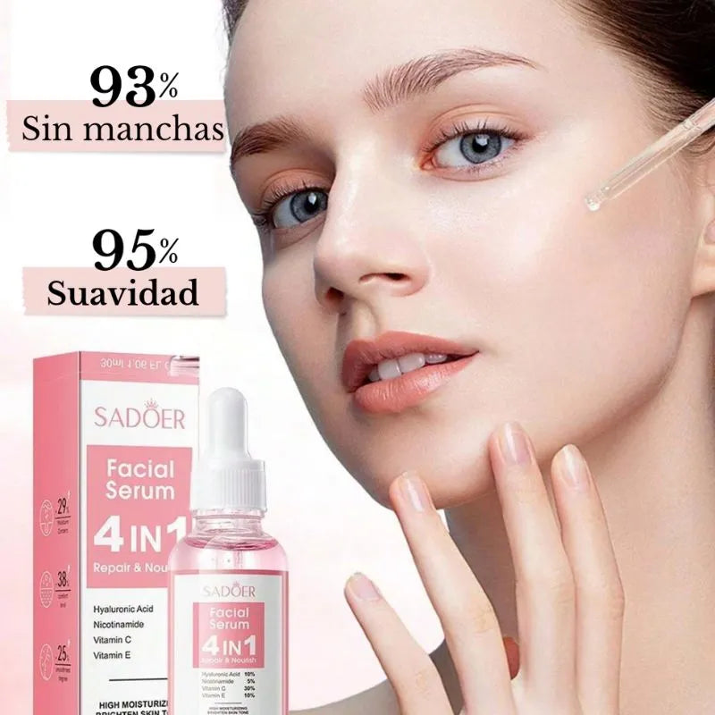 Serum 4 en 1 + Llevate GRATIS una ampolleta de Acido Hialuronico