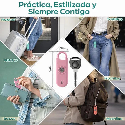 Alarma de Seguridad Personal de 140dB