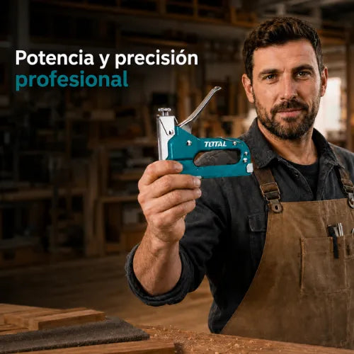 Grapadora 4 en 1 Pro - Renueva, repara y tapiza fácilmente cualquier mueble desde casa con una sola herramienta potente, ajustable y profesional