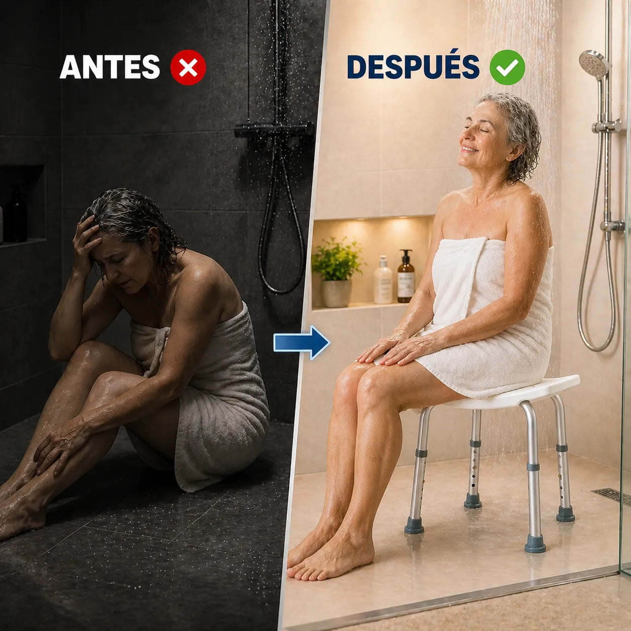 Recupera tu Independencia Total en el Baño Sin Reformas excesivas ni AYUDA de extraños en MENOS de 10 minutos