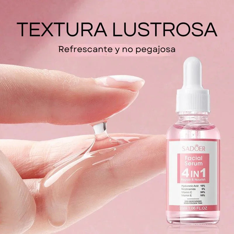 Serum 4 en 1 + Llevate GRATIS una ampolleta de Acido Hialuronico
