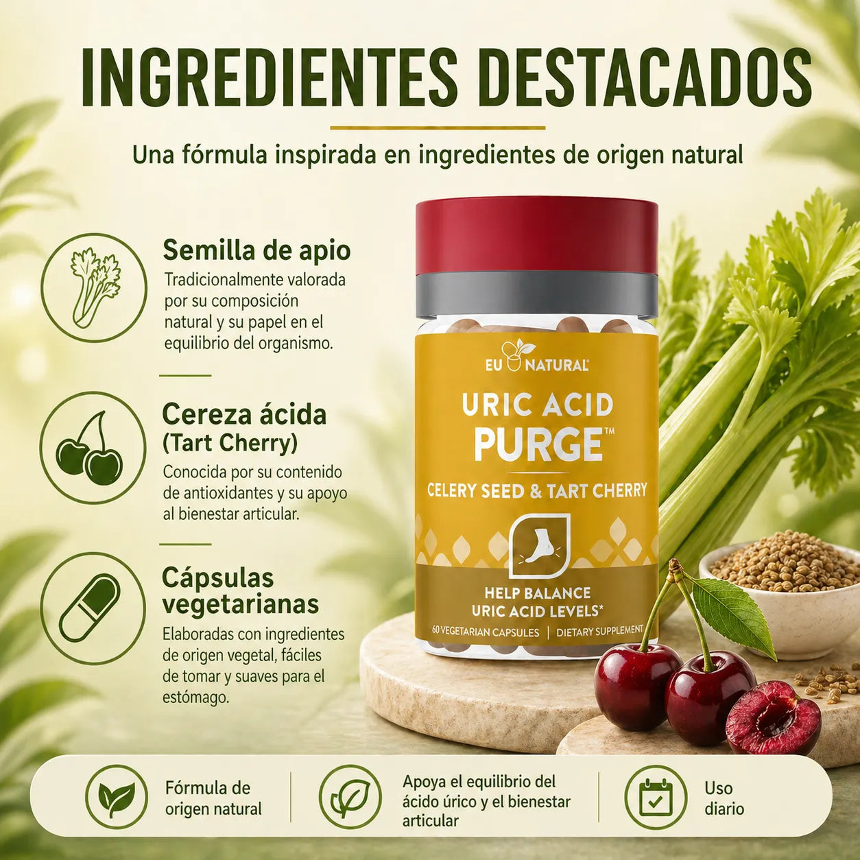 Elimina el exceso de Ácido Úrico y vuelve a caminar sin dolor en menos de 14 días (Sin dietas imposibles ni fármacos agresivos)