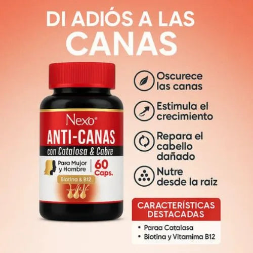 Desaparece las canas desde la raíz