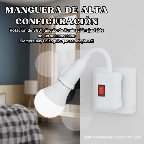Soporte de Bombillo Enchufable.