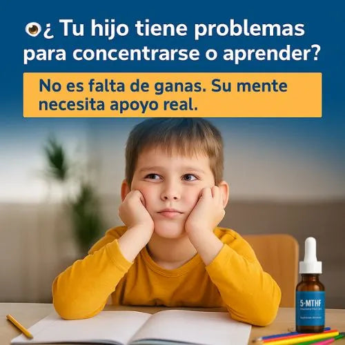 Suplemento con 5-MTHF esencial para la salud cerebral y emocional
