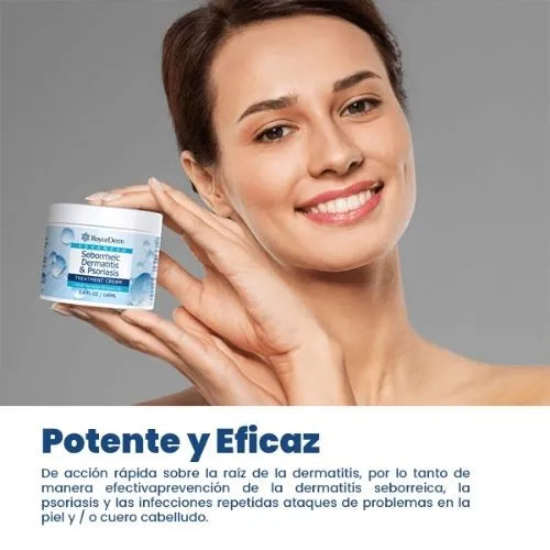 Crema para eliminar hongos, seborrea, dermatitis e infecciones del cuero cabelludo