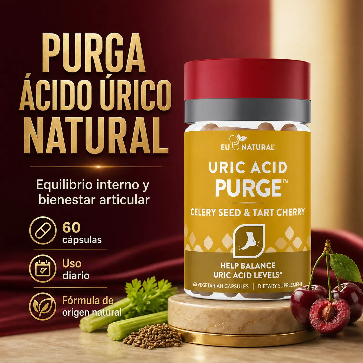 Elimina el exceso de Ácido Úrico y vuelve a caminar sin dolor en menos de 14 días (Sin dietas imposibles ni fármacos agresivos)