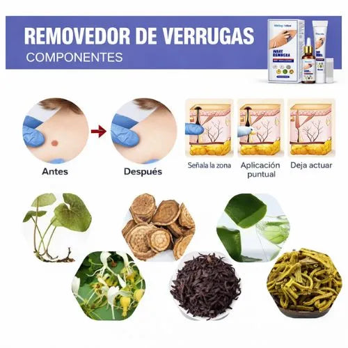 Sérum + crema para verrugas: Elimina las arrugas desde la raíz