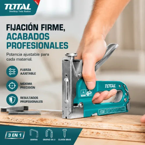 Grapadora 4 en 1 Pro - Renueva, repara y tapiza fácilmente cualquier mueble desde casa con una sola herramienta potente, ajustable y profesional