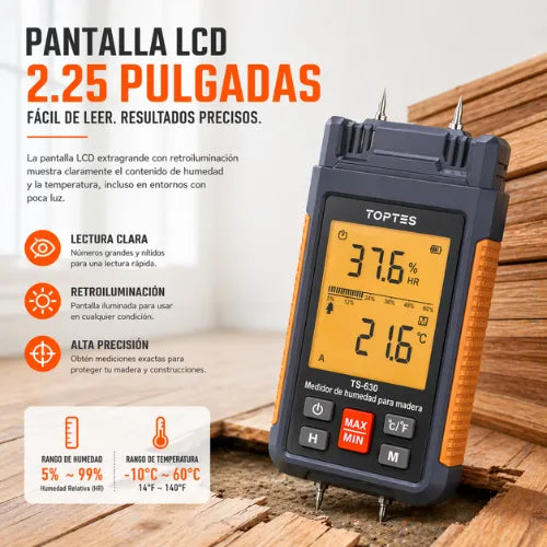 Medidor de Humedad para Madera