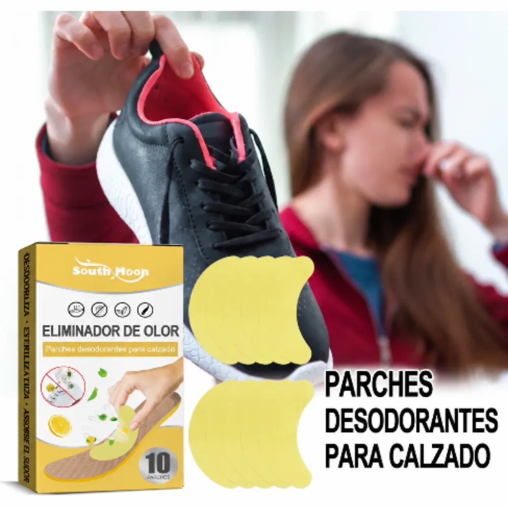 Parches adhesivos para eliminar la pecueca de tus zapatos (10 pares)