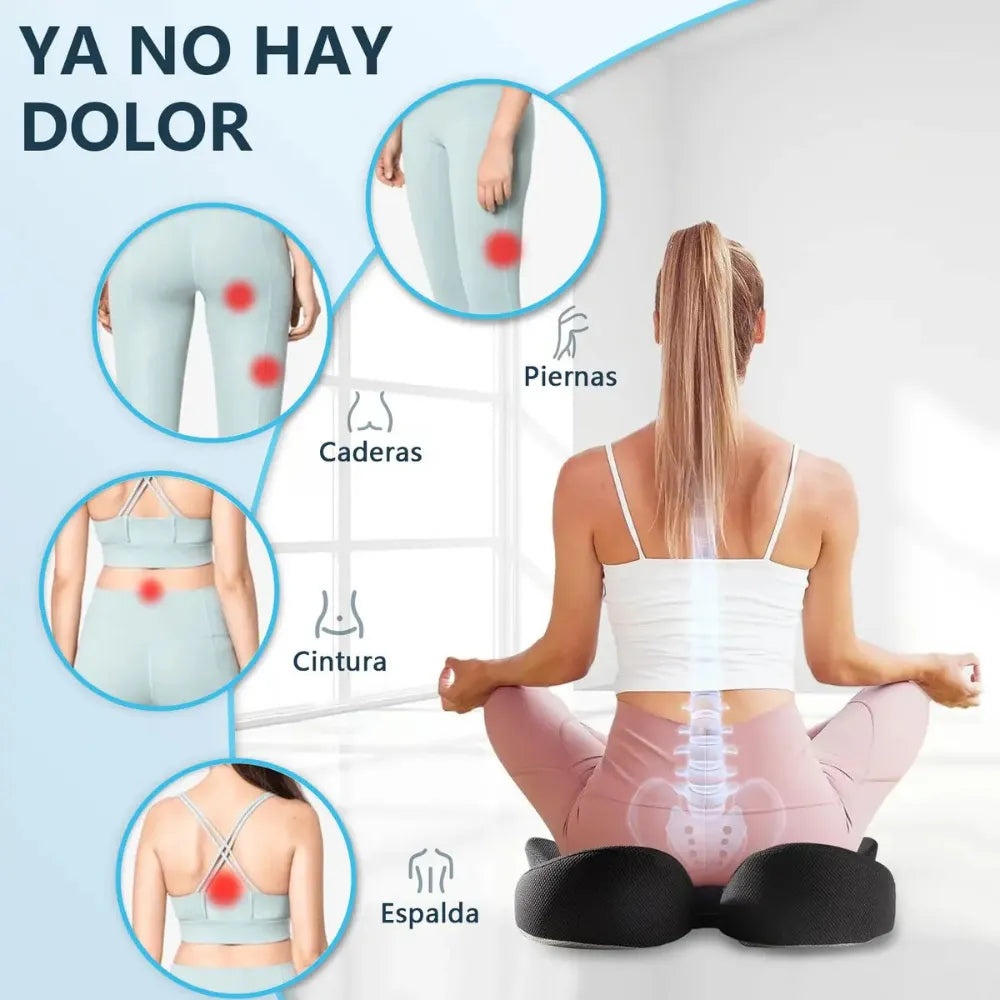 Elimina el Dolor de Ciática y Espalda Baja al Instante, Incluso si Pasas Más de 10 Horas Sentado