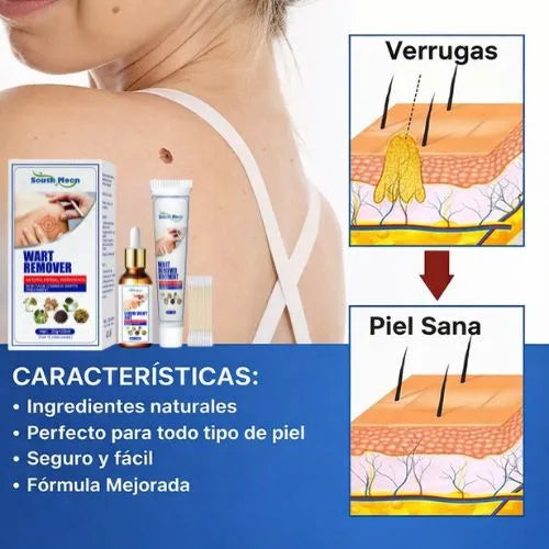 Sérum + crema para verrugas: Elimina las arrugas desde la raíz