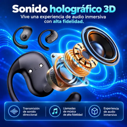 Audífonos traductores Master® - Entiende más de 140 idiomas en tiempo real (Color NEGRO)