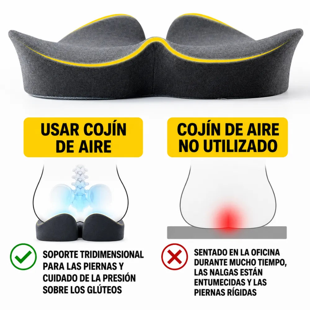Elimina el Dolor de Ciática y Espalda Baja al Instante, Incluso si Pasas Más de 10 Horas Sentado