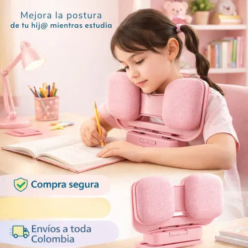 Corrige la postura de tu hijo mientras estudia