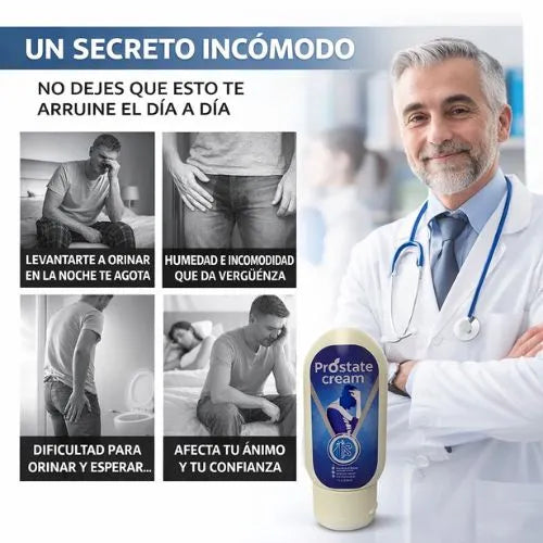 Prostate Cream: Alivio Rápido para Dejar de Sufrir Cada Vez que Orinas
