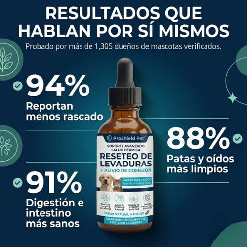 Proshield Pet - Elimina la picazón, los hongos, mal olor y las molestias de tu perro (ORIGINAL + ENVIO GRATIS)