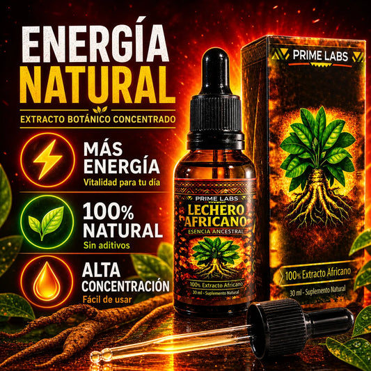 La savia pura del Lechero Africano: Una sola gota al día para desinflamar tu cuerpo y limpiar tu sangre de forma natural