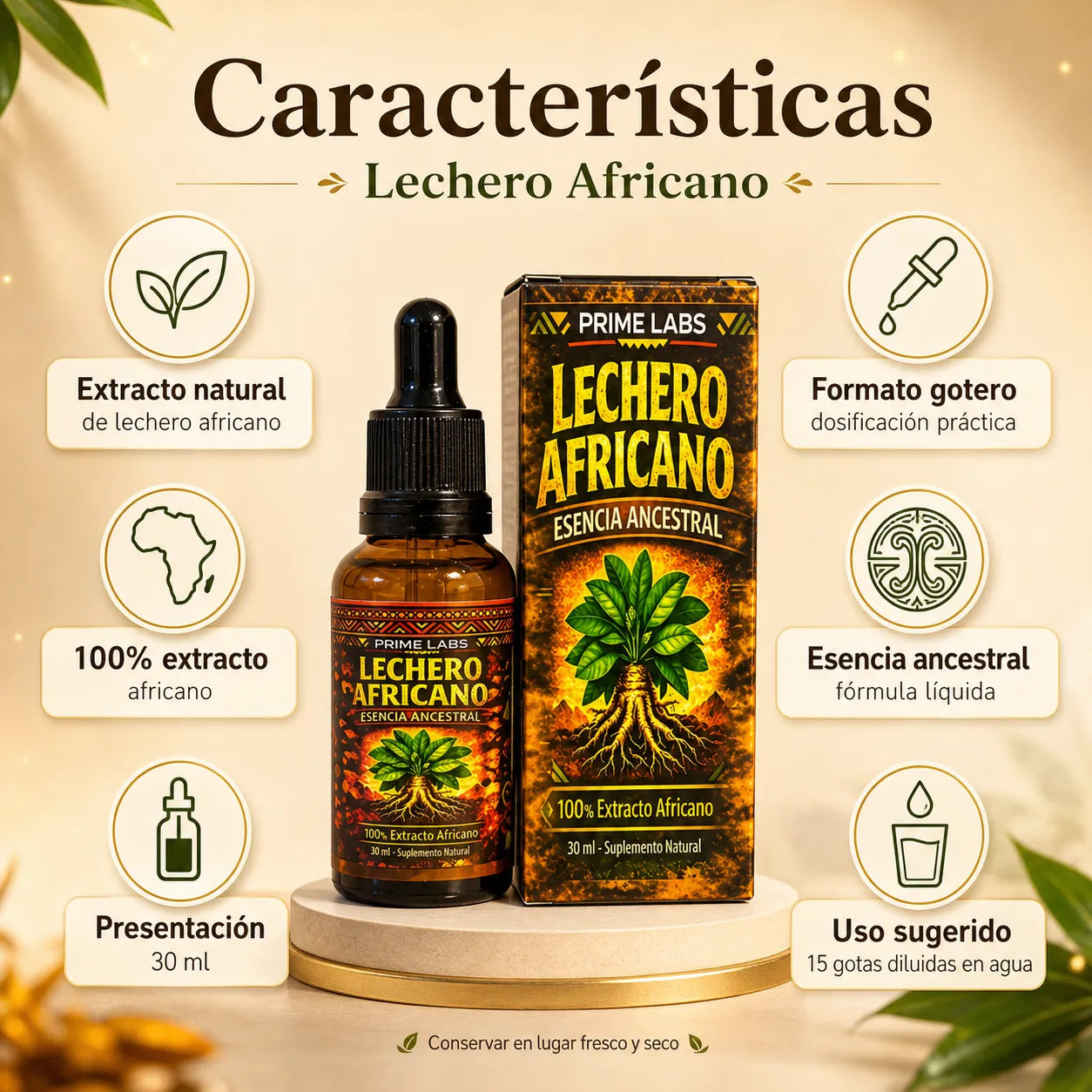 La savia pura del Lechero Africano: Una sola gota al día para desinflamar tu cuerpo y limpiar tu sangre de forma natural