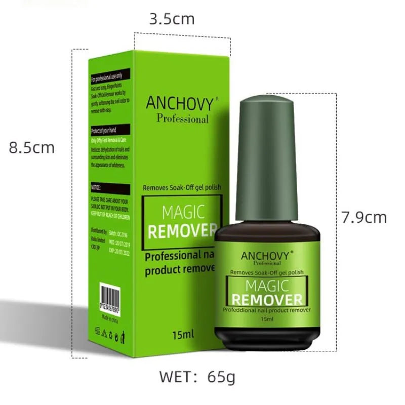 Removedor de esmalte en gel + Guía profesional de como hacer crecer tus uñas en 7 días (OBSEQUIO)