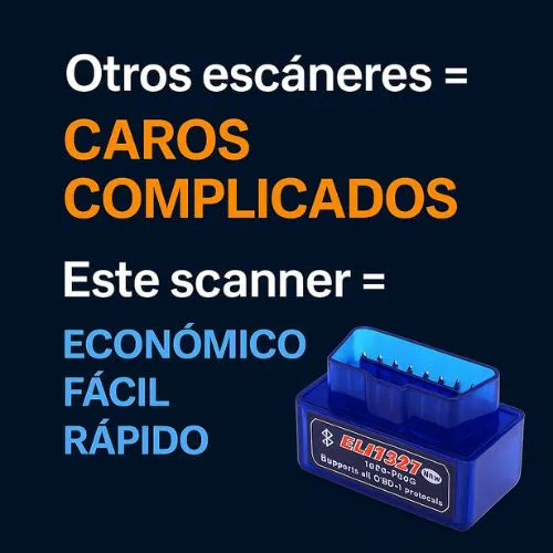 AutoScan Pro® - Escáner OBD2 inalámbrico para tu auto