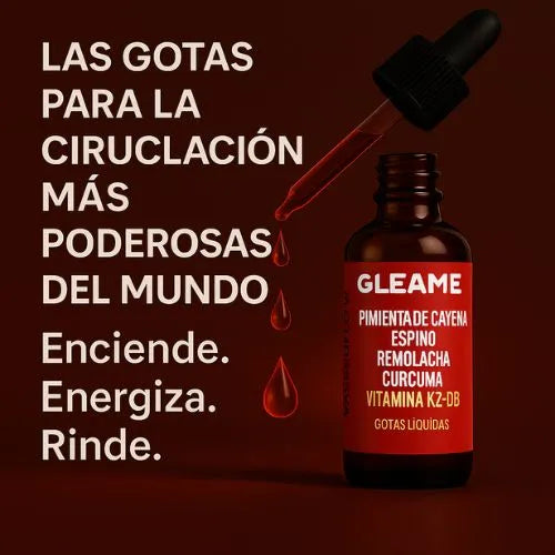 Gotas líquidas de pimienta de cayena para mejorar la circulación