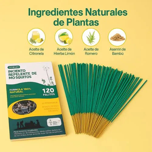 Repelente para mosquitos (120 Unidades)