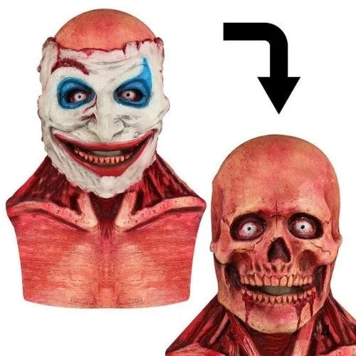 Máscara de calavera de Halloween de doble capa