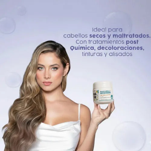 Fortalece, hidrata y transforma tu cabello maltratado con resultados visibles al instante